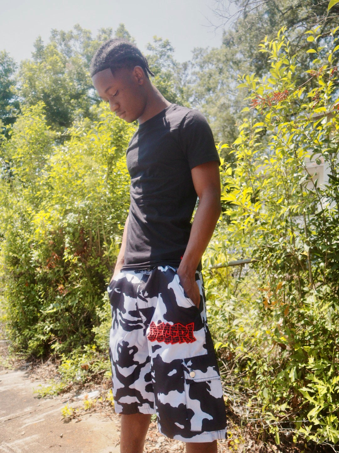 Brick Letter Cargo Shorts