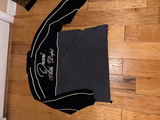 Deceri Ath dept windbreaker suit "Black"